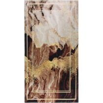 Hnedo-krémový umývateľný koberec 80x150 cm - Vitaus