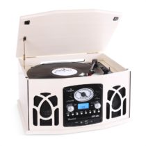 NR-620, stereo zariadenie, gramofón, krémové, MP3 Auna
