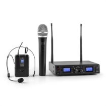 Duett Pro V3, 2-kanálový UHF bezdrôtový mikrofónový set, dosah 50 m Malone