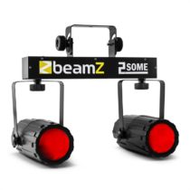 2-Some, sada dvoch LED-reflektorov v RGBW s mikrofónom Beamz