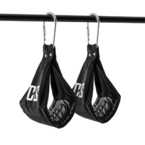 Armlug Ab Slings, max. 120 kg, čierna, tréningové ramenné opierky, karabínkové háky Capital Sports