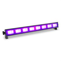 BUV93, LED bar, čierne svetlo, svetelná lišta so spínačom, 8 x 3 W, UV LED Beamz