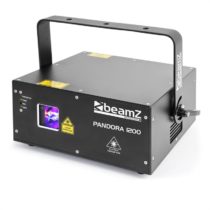 Pandora 1200, TTL RGB laser, 12/23 DMX kanálov, trieda: 4, čierny Beamz