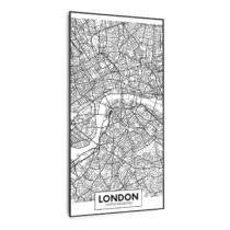 Wonderwall Air Art Smart, infračervený ohrievač, mapa mesta Londýn Klarstein