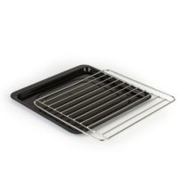 AeroVital Cube Chef grilovací rošt a odkvapkávací plech do teplovzdušnej fritézy Klarstein