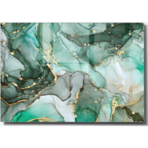 Sklenený obraz 70x50 cm Turquoise - Wallity