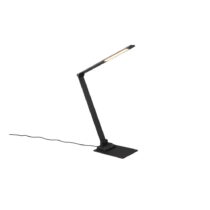 Čierna LED stmievateľná stolová lampa (výška 72 cm) Travis – Trio