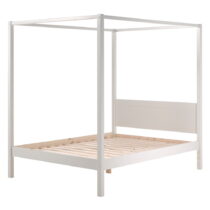 Biela detská posteľ 140x200 cm PINO CANOPY – Vipack