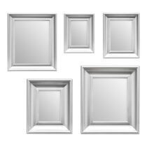 Nástenné zrkadlá v súprave 5 ks – Premier Housewares