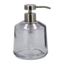 Sivý sklenený dávkovač mydla 450 ml Vintage - Södahl