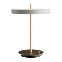 Biela LED stmievateľná stolová lampa s kovovým tienidlom (výška 41,5 cm) Asteria Table – UMAGE