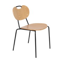 Jedálenské stoličky v súprave 2 ks v prírodnej farbe Aspen - White Label