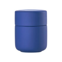 Modrý kameninový kúpeľňový organizér na vatové tampóny Ume – Zone