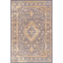 Béžovo-sivý vlnený koberec 133x180 cm Zana – Agnella
