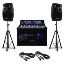 DJ PA sada Punch Line 1 x DJ station + 2 x reproduktor + 2 x stojan Electronic-Star