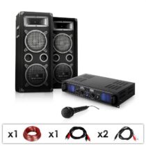 Set DJ-25 2 x reproduktor + 1 x zosilňovač + 1 x mikrofón Electronic-Star