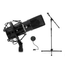 Mikrofónový set 1 x mikrofón + 1 x stojan + 1 x pop filter Auna