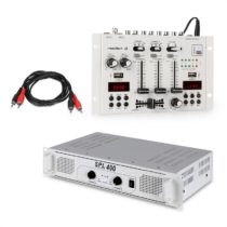 SPL400 PA zosilňovač + mixážny pult Resident DJ 22 BT 2CH Skytec