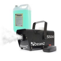 S500 výrobník hmly + hmlová tekutina Beamz
