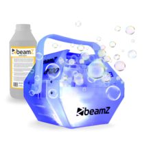 B500LED výrobník mydlových bublín + 1 liter tekutiny Beamz