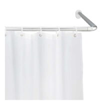 Univerzálna rohová tyč na sprchový záves Wenko Shower Curtain Rod