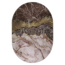 Umývateľný koberec v hnedo-zlatej farbe 60x100 cm – Vitaus