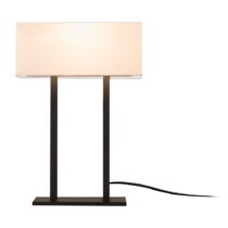 Bielo-čierna stolová lampa (výška 52 cm) Salihini – Opviq lights
