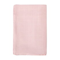 Ružová bavlnená detská deka 120x120 cm Bebemarin – Mijolnir