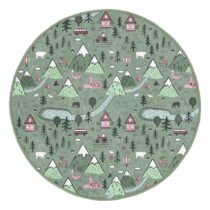 Zelený detský koberec ø 100 cm Comfort – Mila Home