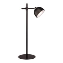 Stmievateľná čierna LED stolová lampa s klipom (výška 41 cm) Maxima – Trio