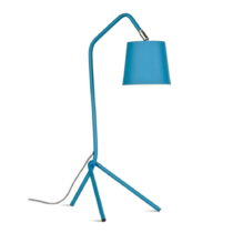 Modrá stolová lampa s kovovým tienidlom (výška 59 cm) Barcelona – it&#39;s about RoMi