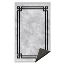 Čierno-sivý koberec behúň 80x200 cm - Mila Home