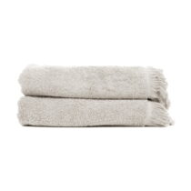 Súprava 2 béžových osušiek zo 100% bavlny Bonami Selection, 70 × 140 cm