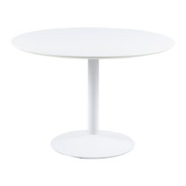 Biely okrúhly jedálenský stôl Actona Ibiza, ⌀ 110 cm