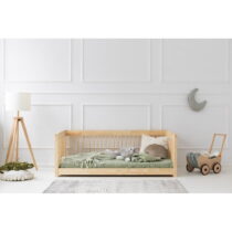 Detská posteľ z borovicového dreva v prírodnej farbe 80x190 cm Mila CWW – Adeko