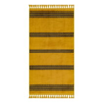 Žltý umývateľný koberec behúň 300x80 cm - Vitaus