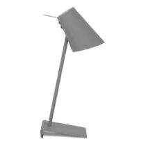 Sivá stolová lampa s kovovým tienidlom (výška 54 cm) Cardiff – it&#39;s about RoMi