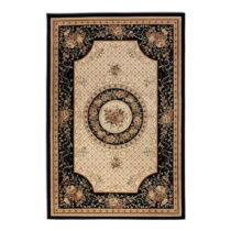 Čierno-béžový koberec 120x170 cm Herat – Nouristan