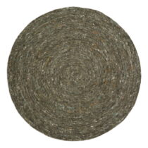 Kaki detský koberec ø 110 cm Neethu Olive – Nattiot