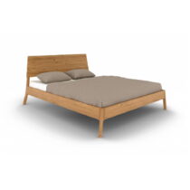 Dvojlôžková posteľ z dubového dreva v prírodnej farbe 180x200 cm Twig – The Beds
