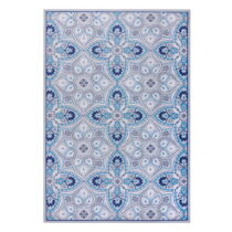 Modrý prateľný koberec 290x200 cm Ellen - Flair Rugs