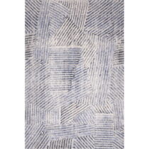 Svetlomodrý vlnený koberec 160x240 cm Strokes – Agnella