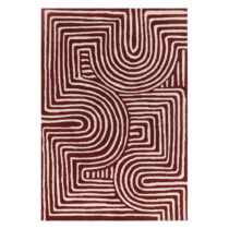 Vínovočervený ručne tkaný vlnený koberec 200x290 cm Reef – Asiatic Carpets