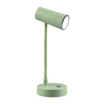 Svetlozelená LED stolová lampa so stmievačom (výška  28 cm) Lenny – Trio