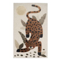 Hnedo-béžový detský koberec 80x125 cm Little Jaguar – Nattiot