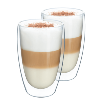 Termo poháre, set 2 ks, na latte, 450 ml, HOTCOOL TYP 2