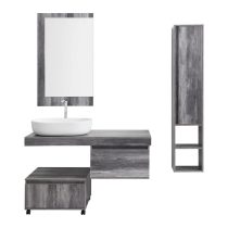 Kúpelňová zostava s umývadlom a zrkadlom JON