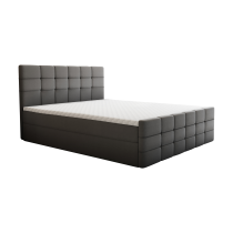 Boxspringová posteľ, 160x200, sivá, BEST