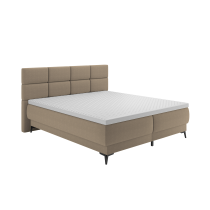Boxspringová posteľ, 160x200, béžová, OPTIMA B