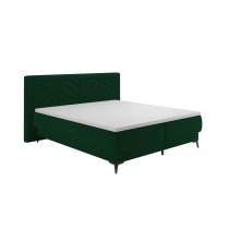 Boxspringová posteľ, 160x200, zelená, OPTIMA A